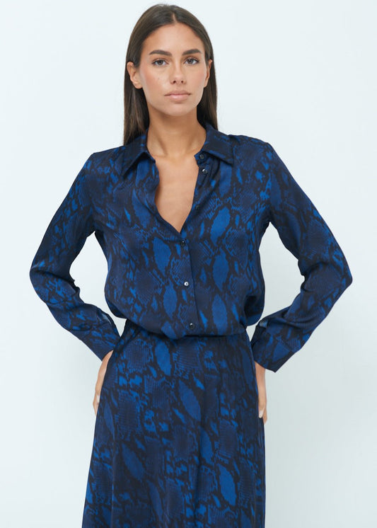 Animal print πουκάμισο