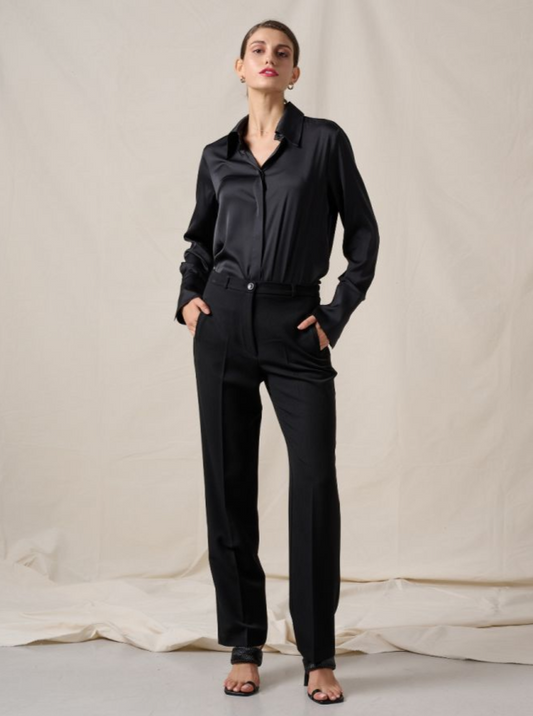 Παντελόνι ψηλόμεσο με λάστιχο